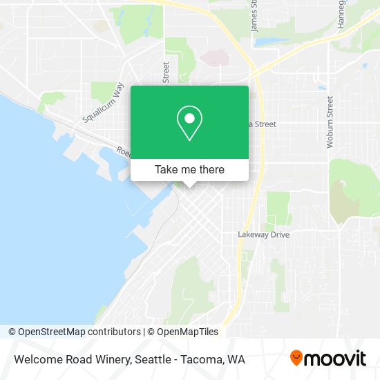 Welcome Road Winery map