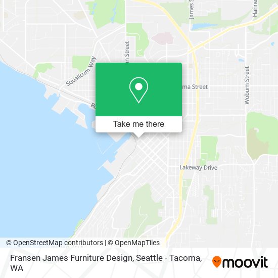 Fransen James Furniture Design map