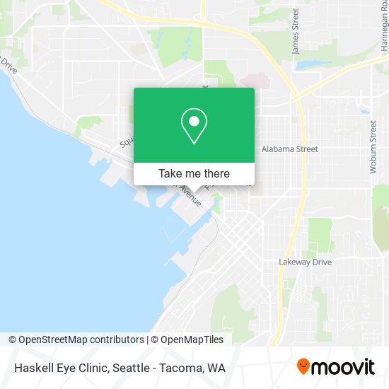 Mapa de Haskell Eye Clinic