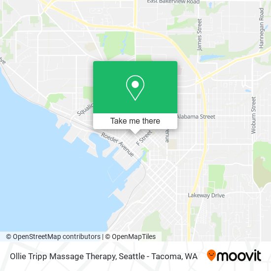 Mapa de Ollie Tripp Massage Therapy
