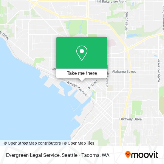 Mapa de Evergreen Legal Service
