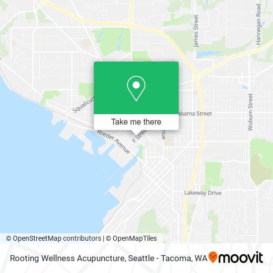 Mapa de Rooting Wellness Acupuncture