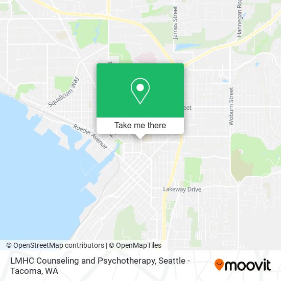 LMHC Counseling and Psychotherapy map