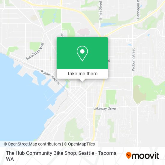 Mapa de The Hub Community Bike Shop