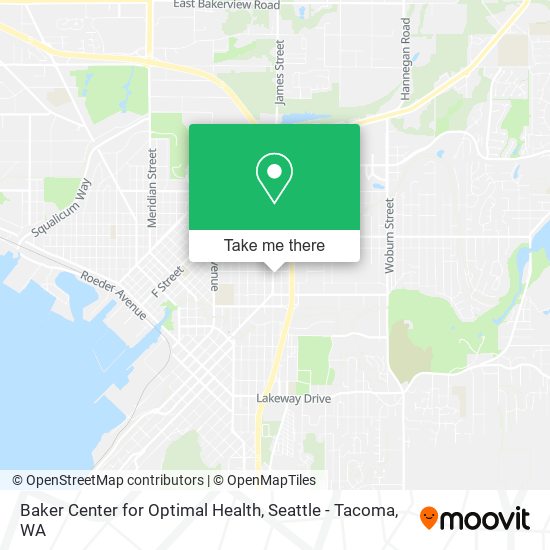 Mapa de Baker Center for Optimal Health