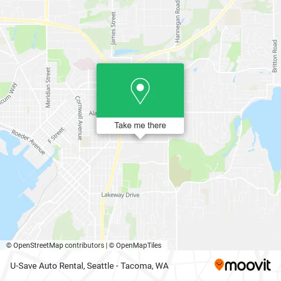 Mapa de U-Save Auto Rental