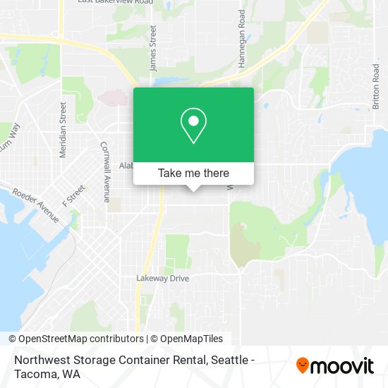 Mapa de Northwest Storage Container Rental