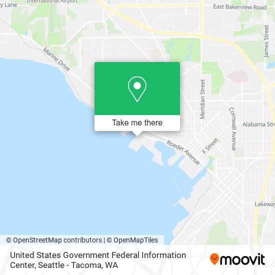 Mapa de United States Government Federal Information Center