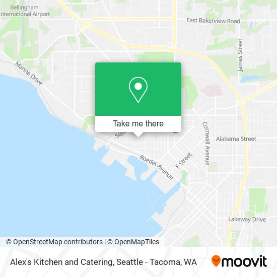 Alex's Kitchen and Catering map