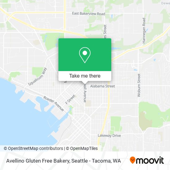 Avellino Gluten Free Bakery map