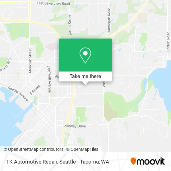 Mapa de TK Automotive Repair