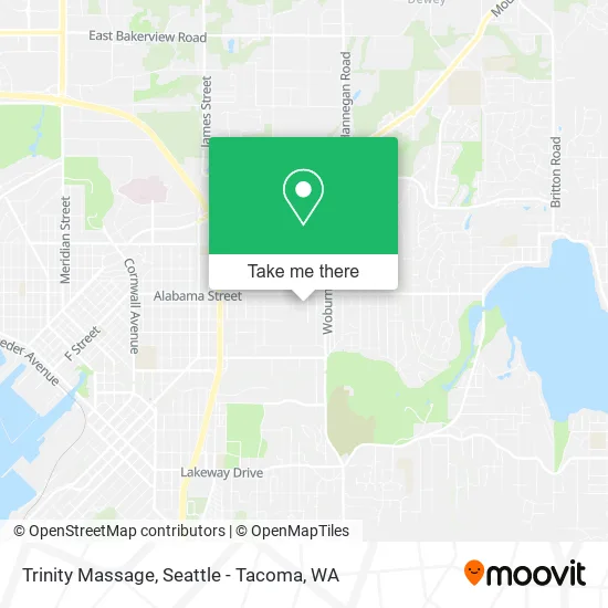 Mapa de Trinity Massage