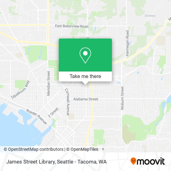 James Street Library map