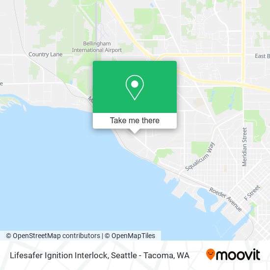 Mapa de Lifesafer Ignition Interlock