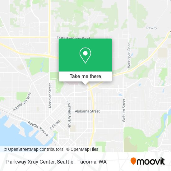 Parkway Xray Center map