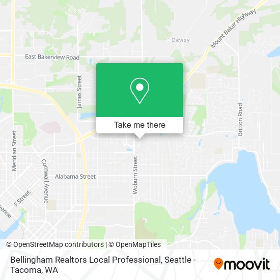 Mapa de Bellingham Realtors Local Professional