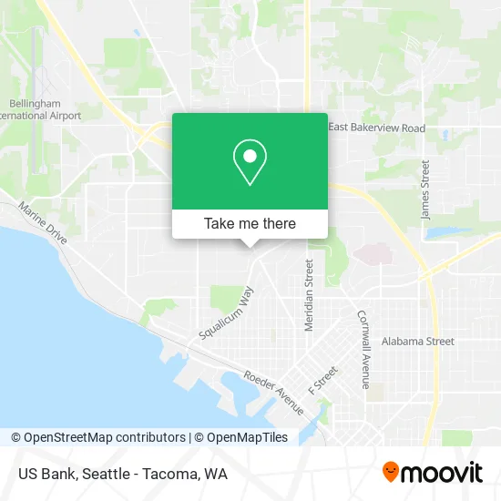 US Bank map