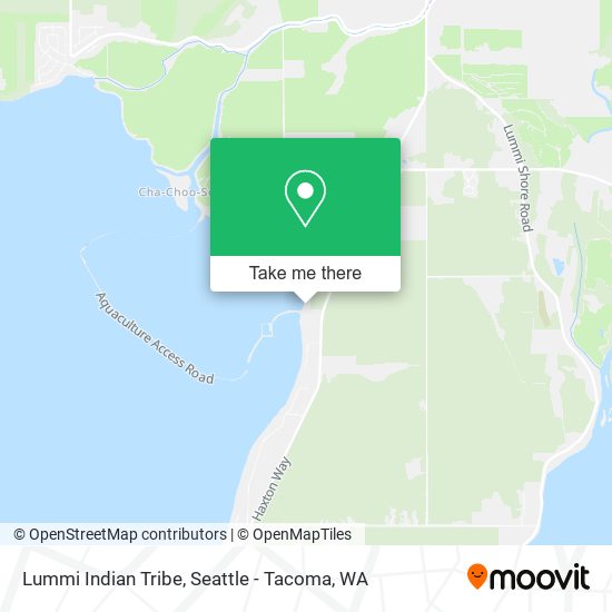 Lummi Indian Tribe map