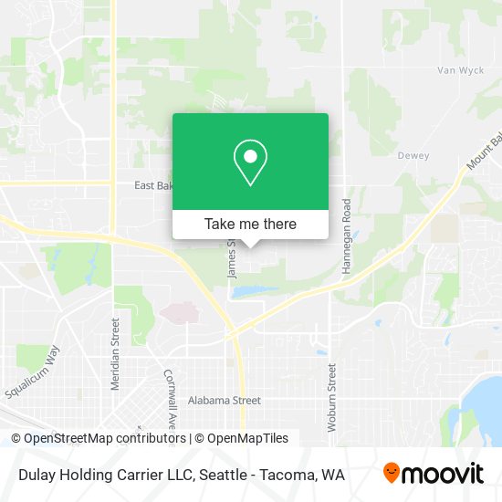 Mapa de Dulay Holding Carrier LLC