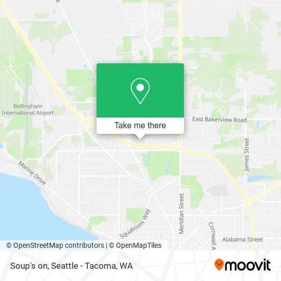Soup's on map