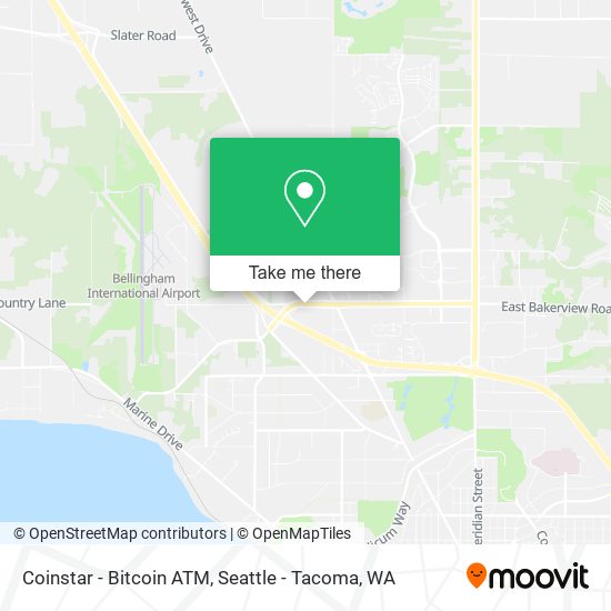 Mapa de Coinstar - Bitcoin ATM