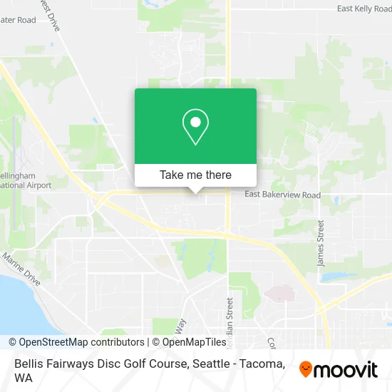 Bellis Fairways Disc Golf Course map