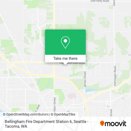 Bellingham Fire Department Station 6 map