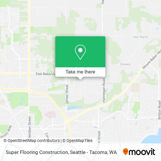Super Flooring Construction map