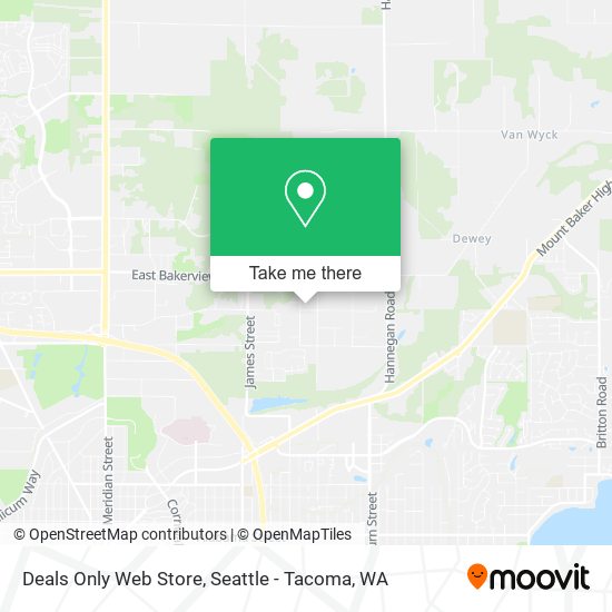 Mapa de Deals Only Web Store
