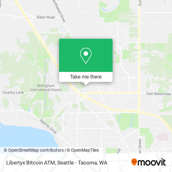 Mapa de Libertyx Bitcoin ATM