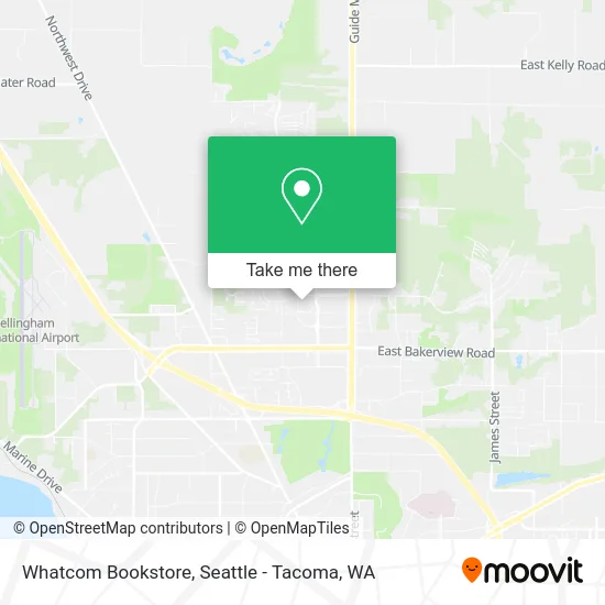 Whatcom Bookstore map