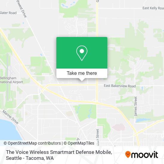 Mapa de The Voice Wireless Smartmart Defense Mobile