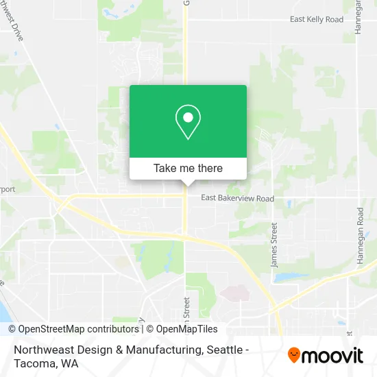 Northweast Design & Manufacturing map