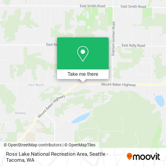 Mapa de Ross Lake National Recreation Area