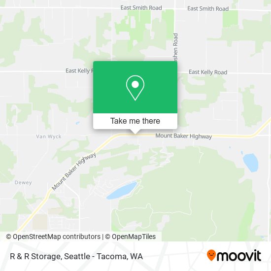 R & R Storage map