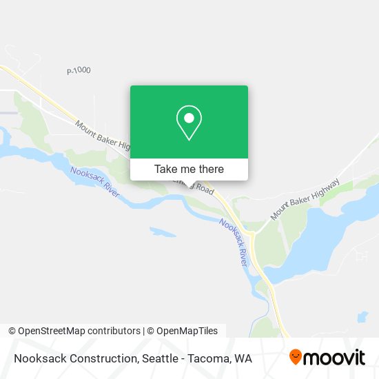 Mapa de Nooksack Construction