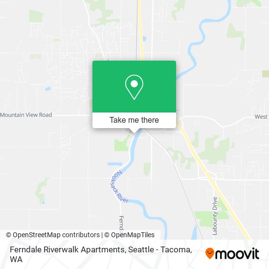 Mapa de Ferndale Riverwalk Apartments