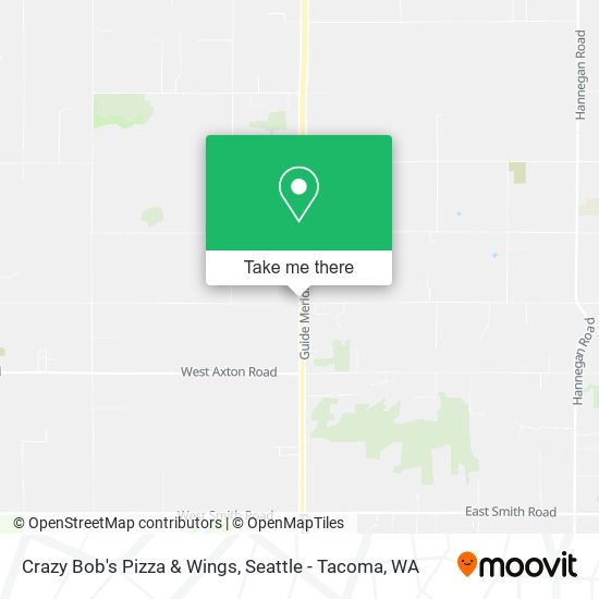 Crazy Bob's Pizza & Wings map