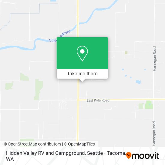 Hidden Valley RV and Campground map