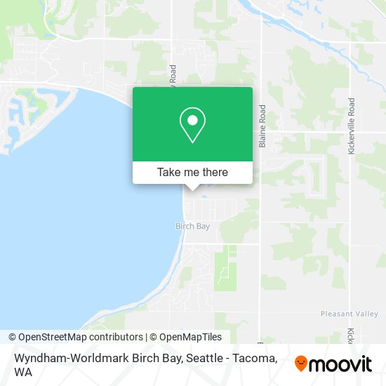 Mapa de Wyndham-Worldmark Birch Bay