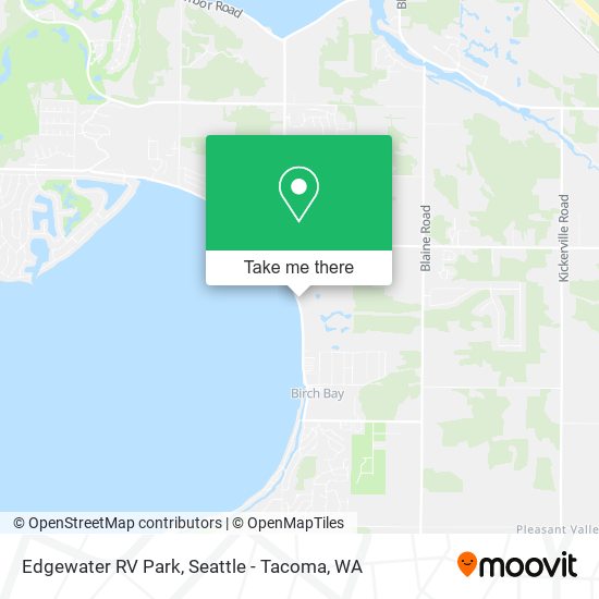 Mapa de Edgewater RV Park