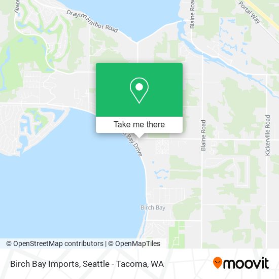 Birch Bay Imports map