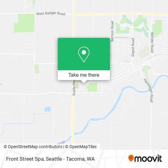 Front Street Spa map