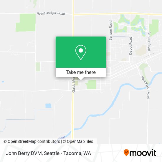 John Berry DVM map