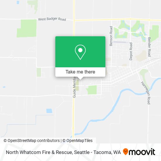 North Whatcom Fire & Rescue map