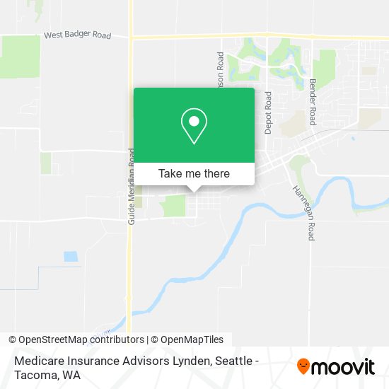 Mapa de Medicare Insurance Advisors Lynden
