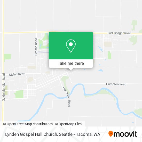 Lynden Gospel Hall Church map