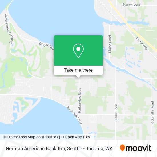 German American Bank Itm map
