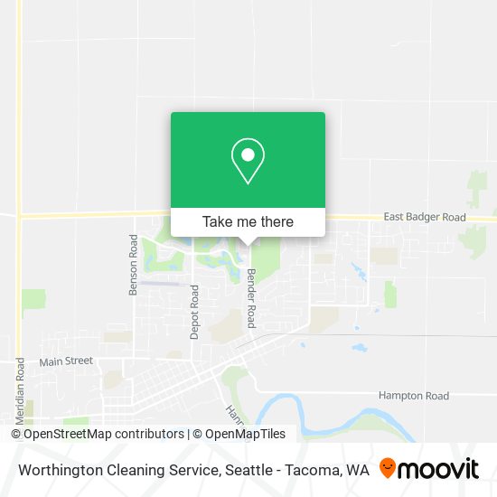 Mapa de Worthington Cleaning Service