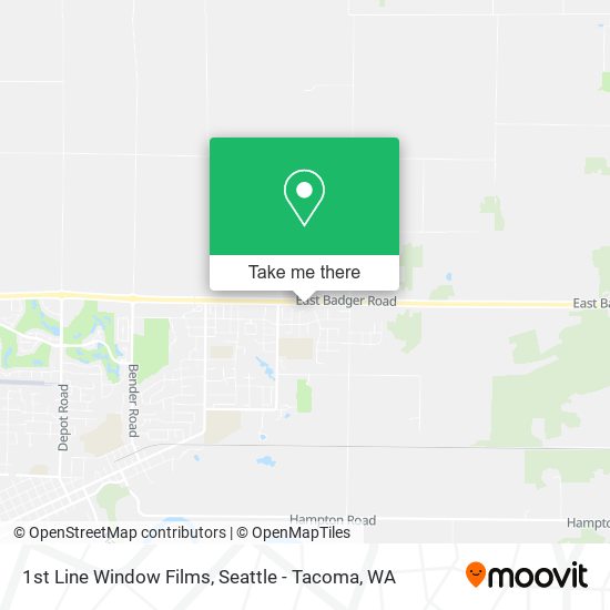 Mapa de 1st Line Window Films